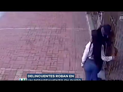 Delincuentes roban en un departamento en Quito
