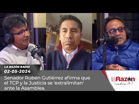 Senador Rubén Gutiérrez afirma que el TCP y la Justicia se 'extralimitan' ante la Asamblea.