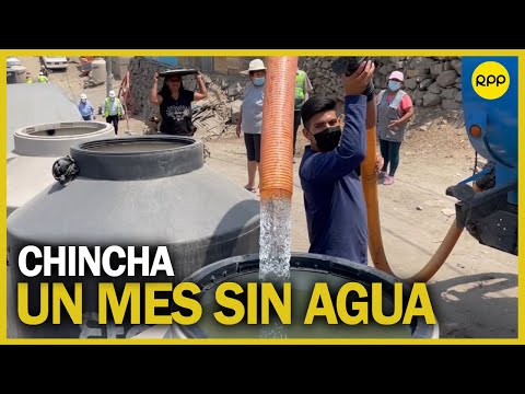 Perú: Chincha lleva un mes sin agua potable