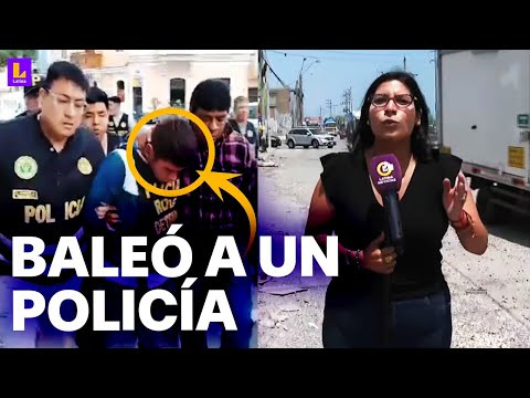Delincuente cae en operativo en Villa el Salvador: Baleó a un policía durante el enfrentamiento