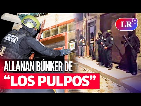 “LOS PULPOS” de TRUJILLO: POLICÍA allana BÚNKER de banda criminal | #LR