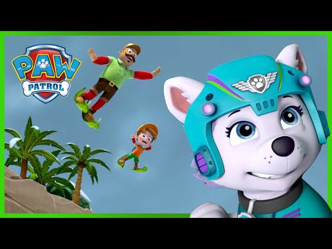 Everest rettet einige Camper aus ﻿einem Schneesturm! - PAW Patrol Germany - Cartoons für Kinder