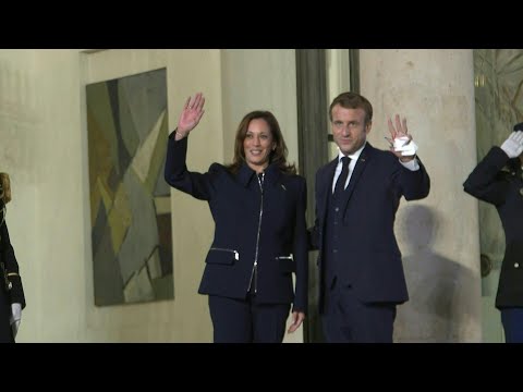 Emmanuel Macron reçoit la vice-présidente américaine Kamala Harris | AFP Images