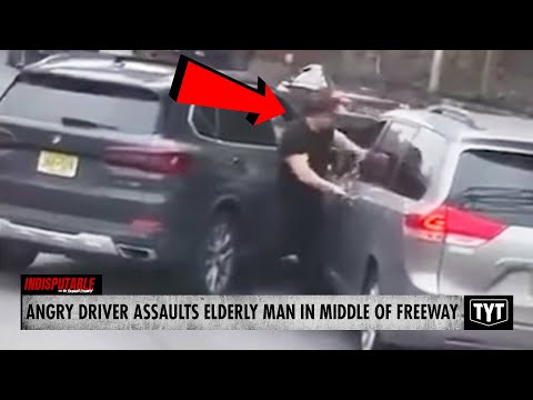 Driver Assaults Elderly Man In Middle Of Freeway
