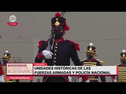 Cambio de mando: Unidades históricas participaron en Desfile Militar  | Bicentenario del Perú