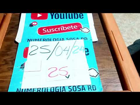 Numerología Sosa RD:25/04/24 Para Todas las Loterías ojo 16v ( Video Oficial)#youtubeshorts