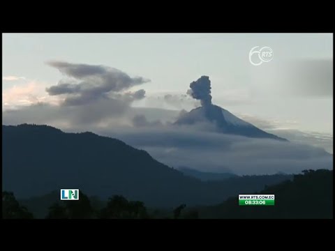 El Volcán Sangay podría registrar hasta 150 explosiones diarias