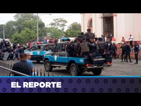 Régimen impone cerco policial a la parroquia San Jerónimo de Masaya para evitar procesión religiosa
