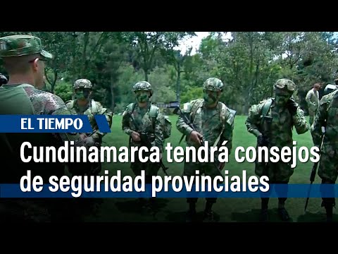 Cundinamarca tendrá consejos de seguridad provinciales | El Tiempo