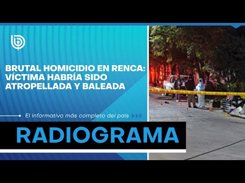 Brutal homicidio en Renca: víctima habría sido atropellada y baleada