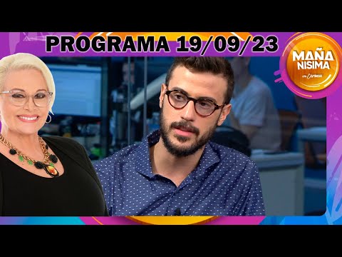 Mañanísima con Carmen- Programa del 19/09/23 - Entrevista con  Diego Leuco