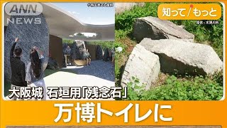 Historic Stones from Osaka Castle’s Walls to Feature in Expo 2025 Toilets