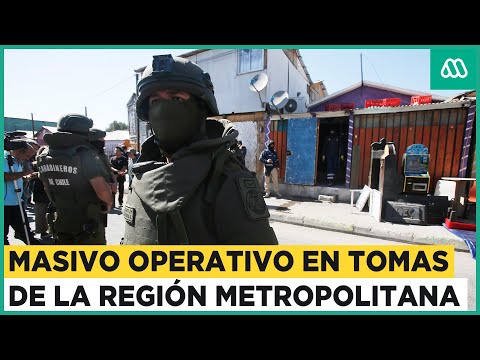 Derriban construcciones en tomas: Operativos en Maipú y Cerrillos