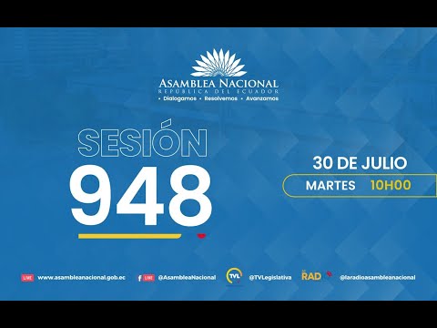 Sesión 948 del Pleno de la Asamblea Nacional