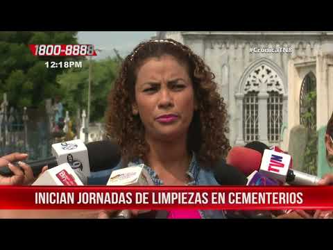 Alcaldía de Managua comienza la limpieza de cementerios capitalinos – Nicaragua