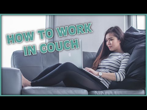 Working in bed / sofa ergonomics