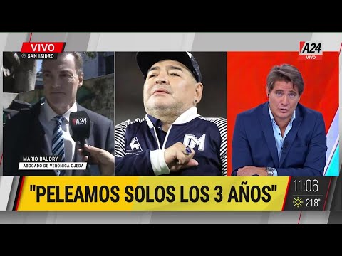 Caso Maradona: Peleamos solos los 3 años - Abogado de Verónica ojeda