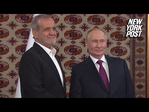 Putin, Iranian President Masoud Pezeshkian meet for first time, hailing ‘robust’ relationship