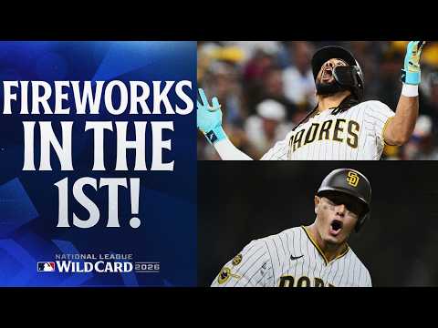 페르난도 타티스 주니어와 매니 마차도가 1회 초 홈런을 터뜨리며 단숨에 기세를 잡았다! | MLB 하이라이트
