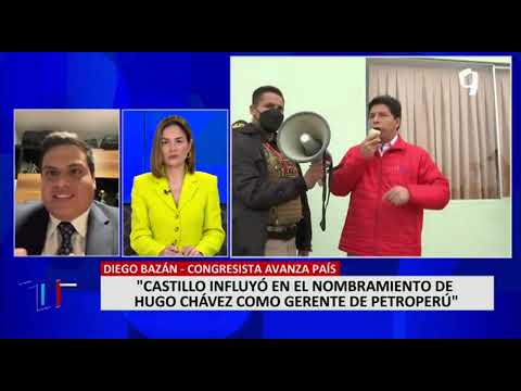 Diego Bazán: “Castillo habría influido en nombramiento de Hugo Chávez como gerente de Petroperú”