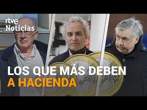 Carlo ANCELOTTI,  Ildefonso FALCONES, y Rodrigo RATO entran en la lista de MOROSOS | RTVE Noticias