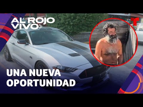Hombre en México sale de las calles y recibe nueva oportunidad de vida tras admirar un Mustang