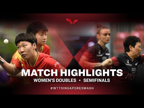 Table Tennis 🥍 Sun Yingsha/Wang Manyu vs Sarah De Nutte/Xia Lian Ni | WD | Singapore Smash 2022 (SF)