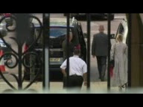 Johnny Depp and Amber Heard leave court