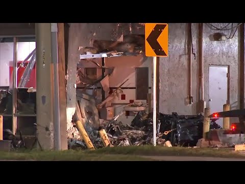 BMW plows into Firehouse Subs, catches fire, killing 2