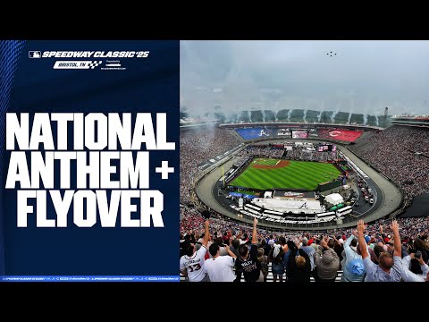 SPEEDWAY CLASSIC: National Anthem and flyover! ✈️