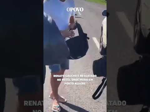 Chuvas no RS: Renato Gaúcho, técnico do Grêmio, é resgatado após cheia em hotel em Porto Alegre