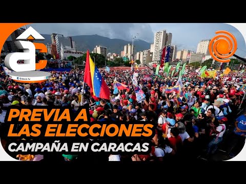 Gonzáles Urrutia y corina Machado cerraron la campaña en Caracas | El domingo son las elecciones