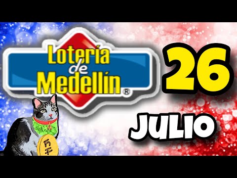 Resultado LOTERIA DE MEDELLIN Viernes 26 de Julio de 2024