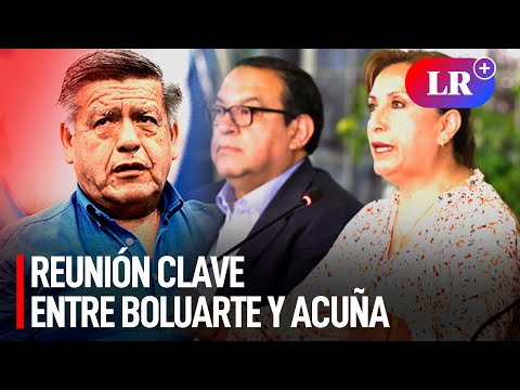 Presidenta Dina Boluarte sostendrá crucial reunión con César Acuña en Lima | #LR