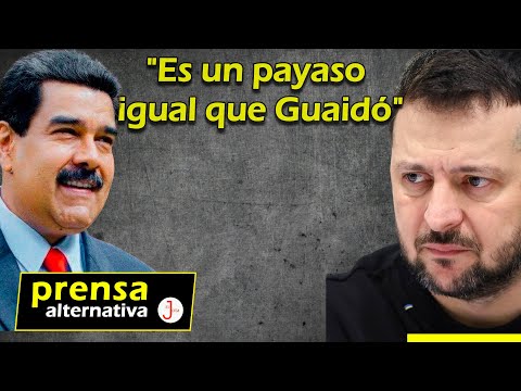 Maduro lo hace leña! Zelenski es comparado con Guaidó!