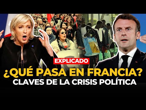 CRISIS POLÍTICA EN FRANCIA: CLAVES para entender el AVANCE DE LA ULTRADERECHA que ATEMORIZA a MACRON