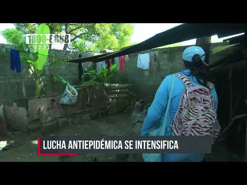 MINSA elimina zancudos en barrio Germán Pomares de Managua - Nicaragua
