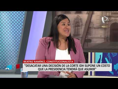 Beatriz Ramírez sobre situación de Alberto Fujimori: “La pelota está en cancha del Ejecutivo”
