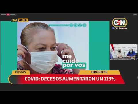 Informe semanal de Salud Pública: Alerta roja en Asunción y 14 Dptos.