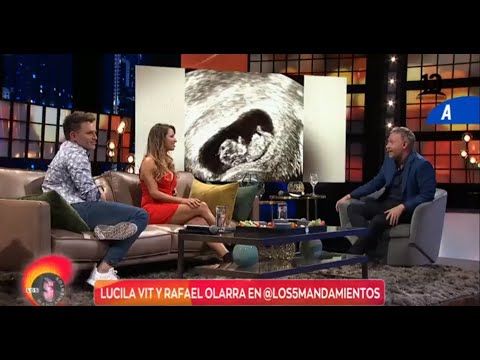 Lucila Vit y Rafael Olarra serán padres. Los 5 Mandamientos, 2021.