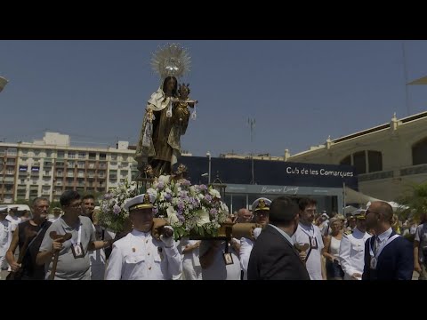 Valencia celebra la eucaristía por la festividad de la Virgen del Carmen