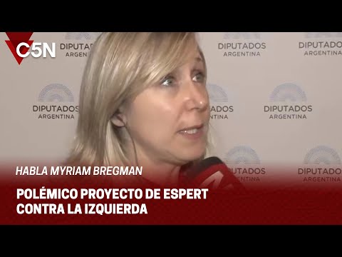 ESPERT PIDIÓ el DESAFUERO de los DIPUTADOS de IZQUIERDA: la respuesta de MYRIAM BREGMAN