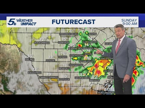 Wet weekend ahead as rain chances continue | KENS 5 Weather Impact Forecast