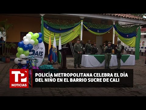 Policía metropolitana celebra el Día del Niño en el barrio Sucre de Cali |26.04.2024| TP Noticias