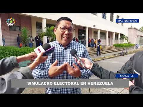 Continúa Simulacro electoral en Venezuela edo. Mérida - 30Jun