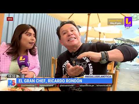 Un día en la cocina y en la calle con Ricardo Rondón, ganador del gran chef famosos