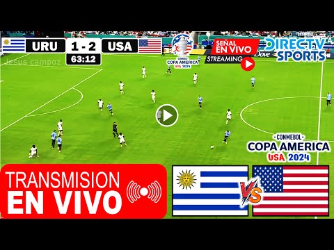 En Vivo: Uruguay vs. Estados Unidos, Ver Partido Uruguay vs. Estados Unidos Fecha 3 Copa América HOY