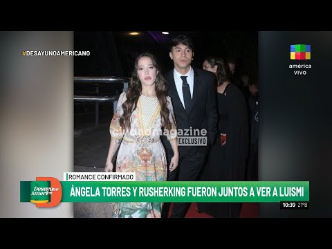 Ángela Torres y Rusherking confirmaron su romance en la cena de Luismi