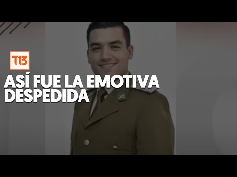 Emotiva despedida a carabinero Emmanuel Sánchez