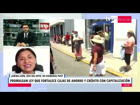 Noticias Tarde | Janina León, jefa del departamento de economía PUCP - 16/03/2023